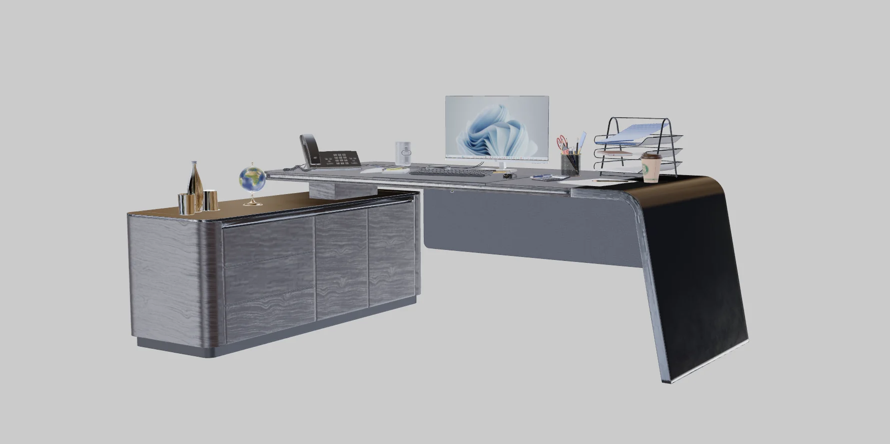 Office furniture set product cover