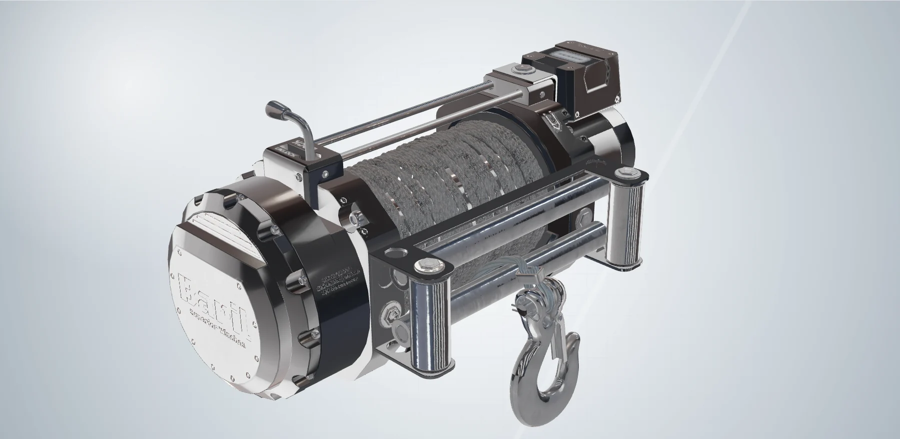 Industrial winch product cover